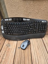 Logitech Mk550 Combo - K350 Wave Wireless Keyboard & M510 Mouse W/Dongle Tested picture