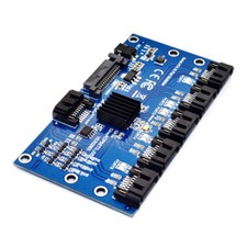 Adapter Card SATA 1 to 5 Ports Converter SATA 3.0 Multiplier Riser Card Hub SUB picture
