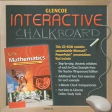 Glencoe Mathematics: Applications & Concepts: Interactive Chalkboard 1 PC MAC CD picture