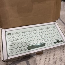 North - Compact Wireless Round Key Keyboard - Mint Green - QWERTY - 78 Keys picture