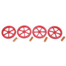 4Pcs Aluum Alloy Hand Twisted Leveling Nut Spring Kit Accessories Fit For Ender♡ picture