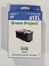 Green Project 61XL Black Tri-Color Ink Cartridge Set CR258BN CH563WN CH564WN picture