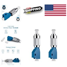 Visual Fault Locator Fiber Adapter 2Pcs FC Male to LC Female Compact Design picture