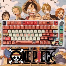 One Piece Theme Keycap Set PBT Custom Keycaps for MX Mechanical Keyboard picture