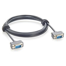 2M/6.6FT Ultra Slim VGA SVGA Monitor Cable HD15 Male To Male Screw Panel Mount picture