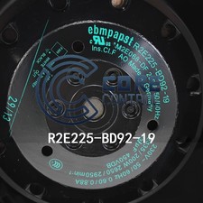 NEW 1PCS Ebmpaps Industrial Centrifugal Fan R2E225-BD92-19 230V 200W picture