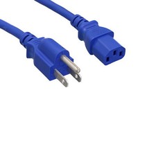 1FT-10FT Red Blue Green Color AC Power Cord NEMA5-15P/IEC320 C13 18AWG 10A 125V picture