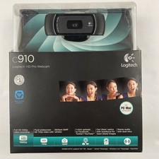 Logitech C910 Webcam HD Pro 1080p with Logitech Vid HD, Black picture