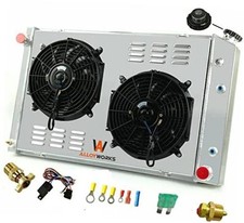 ALLOYWORKS 716 Full Aluminum Radiator for 1973-1991 Chevy GMC C/K C10 C20 C30 picture