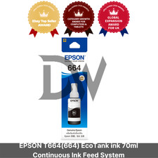 EPSON T664(664) EcoTank ink 70ml Continuous Ink Feed System Express / Genuine picture