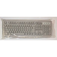 NEW Toshiba KB-2971 Wired Keyboard Computer Off White PS2 QWERTY picture