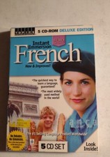 Topics: French Instant Immersion New & Improved 5-CD Complete Set Deluxe Edition picture