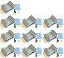 Easycargo TO-220 TO-247 Heatsink + Insulator/Mounting kit Silver 10 pack picture