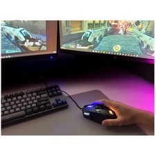 Wired Gaming Mouse - Silent Click, 9 Programmable Buttons picture