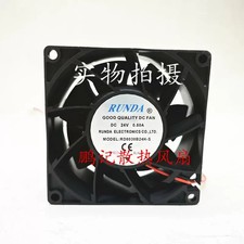 1PCS RUNDA RD8038S24H-S DC24V 0.50A 8CM High-Airflow Inverter Fan picture