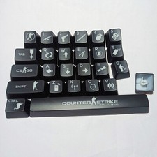 26 Keys ABS Shot Backlit Keycap Chicken Game Keycap for Mechanical Keyboard picture