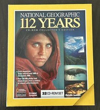 NATIONAL GEOGRAPHIC 112 Years (1888-2000), 32 CD-ROM Collector's Edition Sealed picture