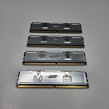 PNY RAM Memory 64A0TFTHE-HS 4-Stick Set Silver Heat Spreader Desktop PC 240-Pin picture