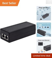 IEEE 802.3af/at 30W Power Over Ethernet Injector - Fast 1000Mbps,  Certified picture