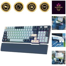 RK96 Contemporary RGB Wireless Gaming Keyboard & Magnetic Wrist Rest for Comfort picture