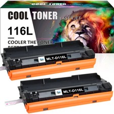 2PK MLT-D116L BK Toner For Samsung Xpress SL-M2825WN SL-M2875FD M2835DW M2885FW picture