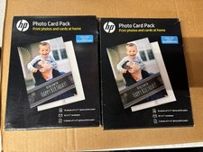 2 Packs HP Photo Card Pack SF791A 5 Sheets/HP Holiday Photo Cards/HP Photo Paper picture