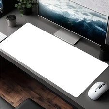 1pc Large Gaming Mouse Pad And Keyboard Rest - Cute Cat Pattern, Non-Slip Rubb picture