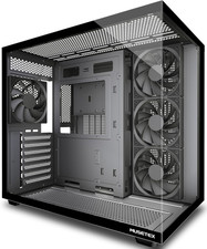 Y6 PC Case, Pre-Installed 4 Non-Led Fans, ATX Mid Tower Case, Computer picture
