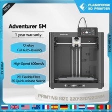 Flashforge 3D Printer Auto Leveling PEI Build Plate High Speed Desktop FDM picture