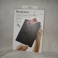 Brookstone Leather Case W/ Trio Stand  iPad Tablet 5.5