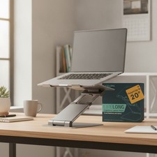 Versatile Laptop & Tablet Stand, 20-Inch Adjustable Height for Ergonomic Comfort picture