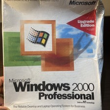 (NEW) Microsoft Windows 2000 Professional Retail Box Sealed (Upgrade Version) picture