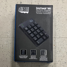 Adesso EasyTouch 601 USB Numeric Keypad Black Quiet Spill Resistant AKB-601UB picture