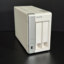 QNAP TS-220 Network Attached Storage NAS 2-Bay Desktop Tower w Power Supply picture