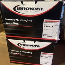 (2) Innovera  C8061X  61X Laser Toner, 10000 Yield, Black IVR83061 picture